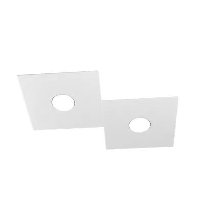 Immagine prodotto di Applique Moderna Eccentric Metallo Grigio 2 Luci Gx53