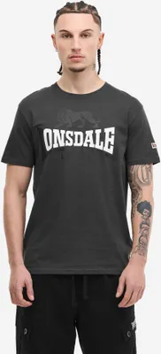 Produktbild von Herren T-Shirt normale Passform LION TWO TONE Anthracite/Black/White 4XL Lonsdale