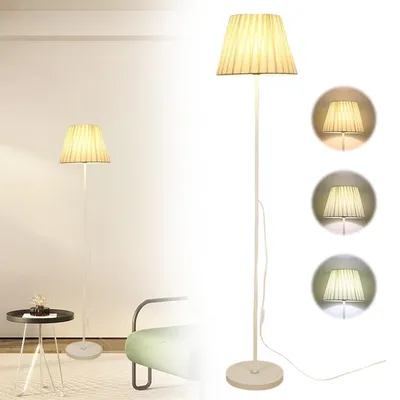 Produktbild von LED Stehleuchte Bodenlampe, 3-Farben Licht, Ambientelampe, Modern Minimalistisch, Schlafzimmer Wohnzimmer, Augenschutz