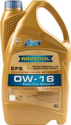 Produktbild von Ravenol EFE Extra Fuel Economy Motoröl Öl SAE 0W16 4L 4 Liter Honda 08215-99974