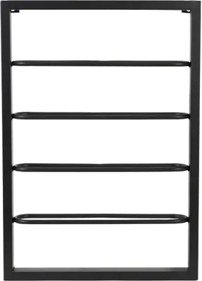 Produktbild von Light & Living - Weinregal Amore - Schwarz - 4 Flaschen - Metall Wand Flaschenregal