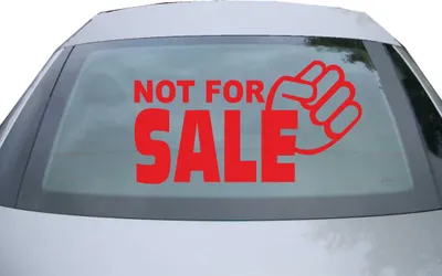 Produktbild von Indigos UG - Aufkleber Heckscheibe & Motorklappe DE2063 - rot - 600x330 mm - Not for- Auto Scheiben Fenster Heckklappe Tuning Racing JDM - Die cut