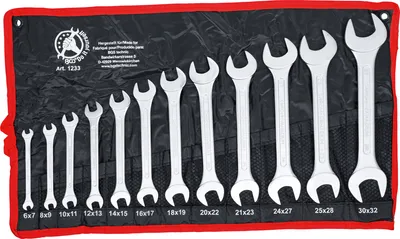 Obrázok produktu pre BGS technic Double Open End Spanner Set, 1,89 kg