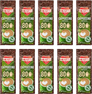 Produktbild von HEARTS Cappuccino Irish Cream 40 x 1kg - Vorteilspack für Weihnachtsmarkt