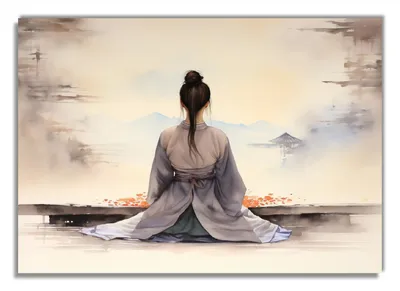 Produktbild von Wallario selbstklebendes Poster - Morgenstille, Größe: 70 x 100 cm