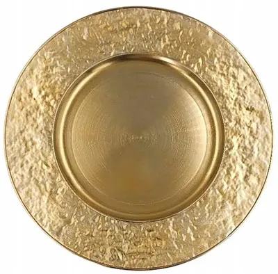 Produktbild von Madex KP0849A Goldfarbener Kunststoff Platzteller