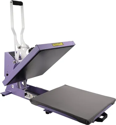 Image de Machine à transfert thermique, presse à chaud numérique, 38 x 38 cm, presse à sublimation, presse à chaud en téflon, pour t-shirts, vêtements, transferts, 1600 W