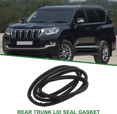 Image de Joint D'Étanchéité De Coffre Arrière, Bande D'Étanchéité De Coffre, Pour Toyota Rav4 2006-2012, Caoutchouc, Arrière, No.678810R020, Noir