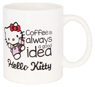 Tasse mit Motiv Coffee is always a good idea, 320 ml, Keramik