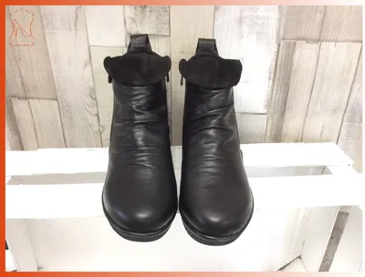 Produktbild von Comfortabel Damen Keilstiefelette schwarz, 2 Reißverschlüsse, herausnehmbare Decksohle 39
