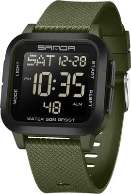 Produktbild von Watch -Digitaluhr, Sport-Militär-Uhren für Herren, multifunktional, wasserdicht, große Zifferblatt, großes Zifferblatt, Outdoor-Silikonuhr für Jungen