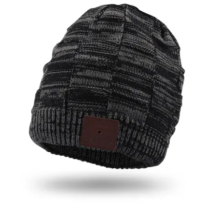 Produktbild von Wiederaufladbarer drahtloser Bluetooth Beanie Hat Kopfhörer mit Mikrofon - August EPA25D