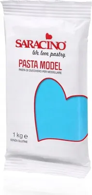 Produktbild von Hellblaue Modellzuckerpaste1kg - Saracino