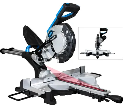 Produktbild von Güde Radialkappsäge GRK 2134.1 BSL Zug-Kapp-Gehrungssäge - 210mm - 1500 Watt