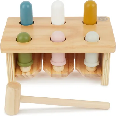 Image de Banc à marteler Bieco à partir de 1 an | Jeu de martelage pour bébé à partir de 1 an en bois | Jouet de motricité à partir de 1 an | Tableau d'activités | Jeu de martelage pour bébé | Jeu de petit marteau | Jeu de martelage | Banc à marteler pour bébé | Marteau Montessori | Jouet en bois
