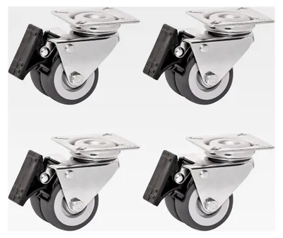 Produktbild von Terrassenrollen für Strandkörbe - 4er-Set