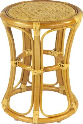 Produktbild von RattaNeo Coral t41 Hocker honig Rattan Natur