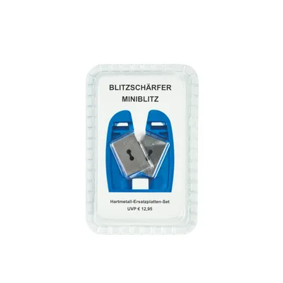 Produktbild von BLITZSCHÄRFER Hartmetallplatten Ersatzplatten-Set für Blitzschärfer Miniblitz