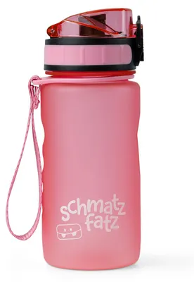 Produktbild von Klarstein Trinkflasche 350ml, Sport Trinkflasche zum Wandern, Schule & Fitnessstudio, Geschmacksneutrale Wasserflasche Auslaufsicher, Trinkflasche mit Fruchteinsatz, Trinkflasche BPA-Frei, Rosa