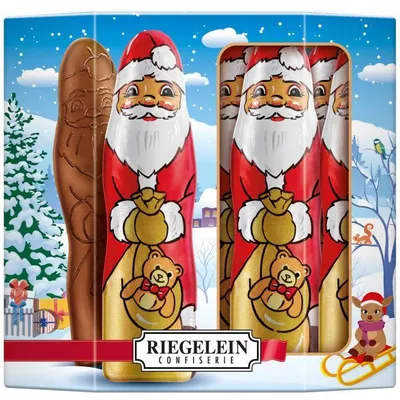 Produktbild von Riegelein Massiv-Weihnachtsmänner groß 125g