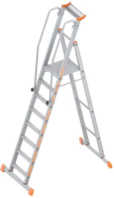Produktbild von Layher Topic 1074 Plattformleiter 8 Stufen mit Traverse