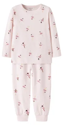 Produktbild von Name IT Mädchen Nmfnightset Ballarina Noos, Pearl, 86-92 EU