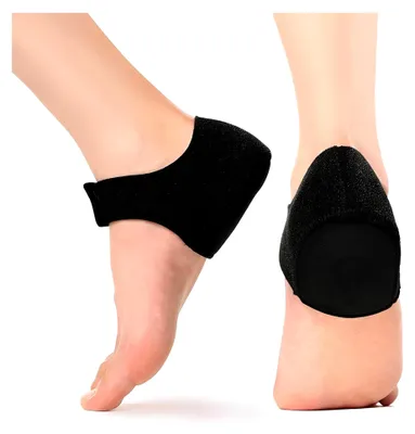 Produktbild von Fersenschutz, 2 Stück, Fersensporn Einlagen in Schwarz, Größe 36-40