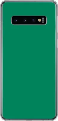 Produktbild von MuchoWow® Handyhülle Schutzhülle Hülle für Telefoonhoesje Samsung Galaxy S10 Grün - Wald - Farben Silikon Softcase Handy Hülle - Handytasche