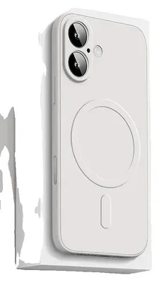 Image de Coque en silicone souple, conception résistante aux chocs, ajustement parfait, BLANC