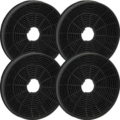 Produktbild von vhbw 4x Aktivkohlefilter Ersatz für Amica KF 17146 für Dunstabzugshaube - 16 cm