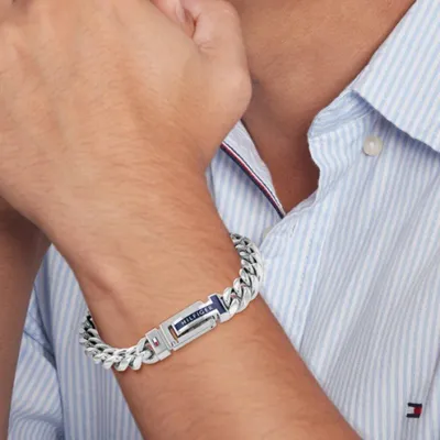 Obrázek produktu pro Armband aus Edelstahl Panzerkette für Herren Tommy Hilfiger 2790433