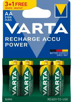 Immagine prodotto di Batterie VARTA ACCU POWER AA da 2100 mAh