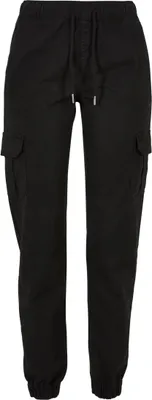 Produktbild von Urban Classics Trainingshose Damen Ladies High Waist Cargo Jogging Pants schwarz S