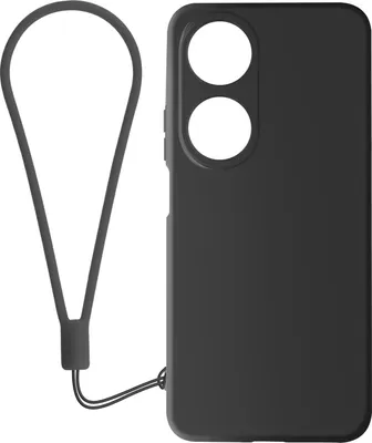 Immagine prodotto di Avizar, custodia per cellulare in silicone semirigido per Honor 90 Smart, nero
