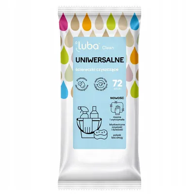 Obrázek produktu pro Univerzální čistící utěrky Luba Clean - balení 72 ks