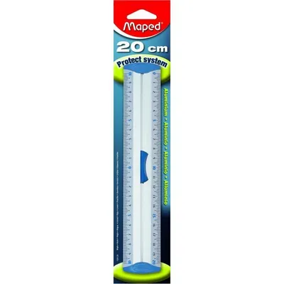 Image de MAPED - Liniel marqué avec MEP -MEP 20 cm aluminium | Oompoot d'un blaster 15 x 1 pièce