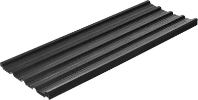 Image de Lot de 12 tôles trapézoïdales 129 x 45 cm 7 m² tôle de toit galvanisée 0,25 mm tôle profilée résistante aux intempéries panneaux de toit en acier galvanisé panneaux de toit en tôle d'acier panneaux de tôle ondulée pour toit abri de voiture g
