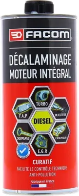 Image de Décalaminant Moteur Diesel Intégral, 1L, Facom, Nettoyant Soupapes, Combustion, Vanne EGR
