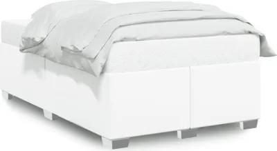 Obrázek produktu pro vidaXL Rám postele bez matrace bílý 120x190 cm Imitace kůže
