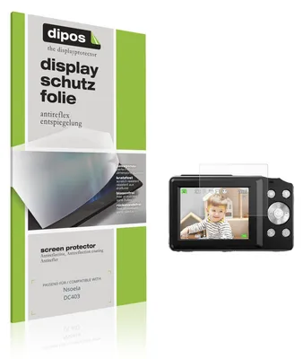 Produktbild von 4x Schutzfolie für Nsoela DC403 matt Displayschutzfolie Folie Display Schutz dipos