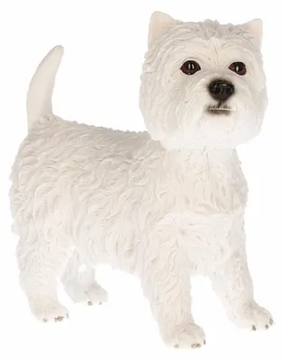 Produktbild von West Highland Terrier Statue - 12 cm - Polystone - Hundestatue