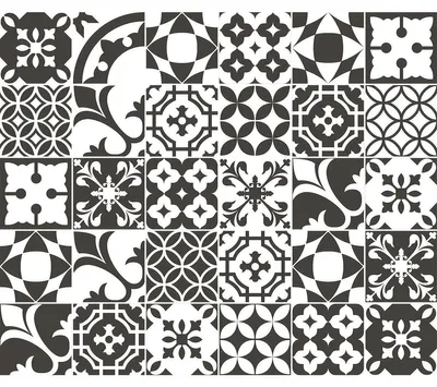 Immagine prodotto di Adesivi decorativi per mobili – 30 adesivi per mobili effetto piastrelle in cemento NOÉLIA – 30 adesivi 20 x 20 cm