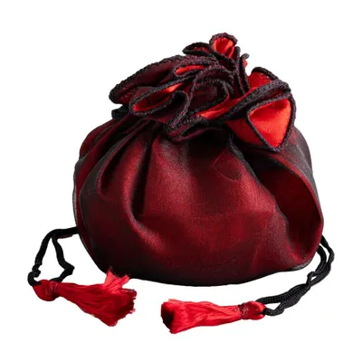 Zdjęcie produktu dla Torba Rose - czarna/czerwona