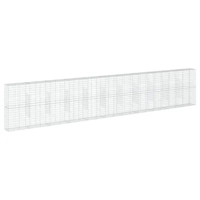 Produktbild von Gabione mit Deckel 1100x50x200 cm Verzinktes Eisen