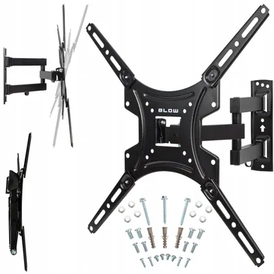 Imagen del producto de Soporte de pared giratorio para televisores de 13 a 55 pulgadas, compatible con estándar VESA (modelo 76-869)