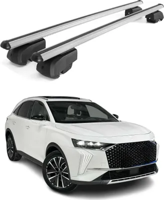 Immagine prodotto di Barre portatutto trasversali per DS7 Crossback / DS 7 2017-2025 in alluminio grigio