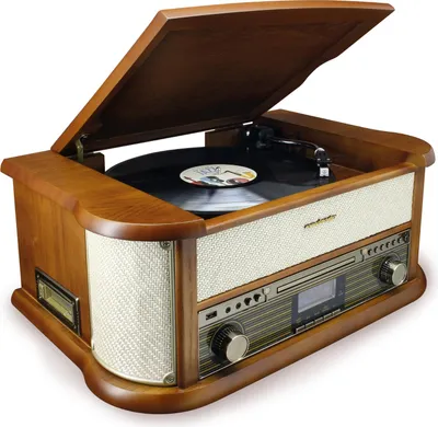 Produktbild von NR566BE Retro Plattenspieler DAB+ CD-Player USB Kassette Bluetooth
