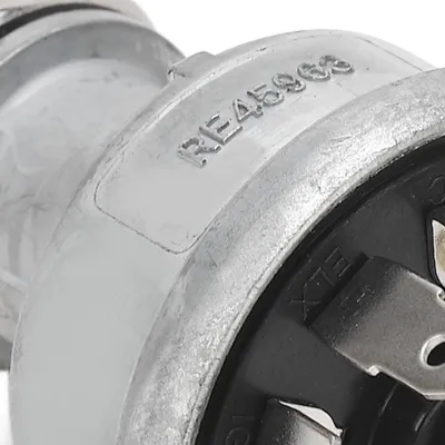 Image de Interrupteur d'allumage pour tracteur RE45963, alliage d'aluminium, démarrage avec 2 clés pour 5105, 5200, 5205, 5210, 5220