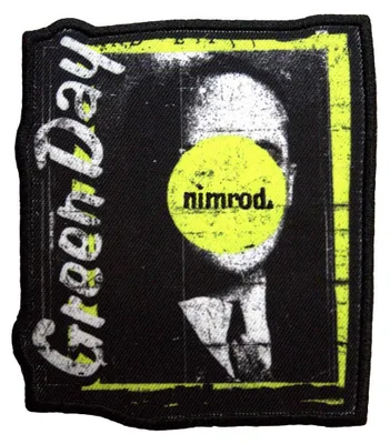 Immagine prodotto di Green Day - Stampa - Toppa da stirare "Nimrod" - Poliestere RO12877 (Taglia unica) (Nero/Bianco/Giallo)