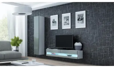 Obrázek produktu pro Cama RTVVIGO140N B/S, Bílá, Dřevotřískové desky, Bílá, Dřevotřískové desky, 2 police/polic, Laminát